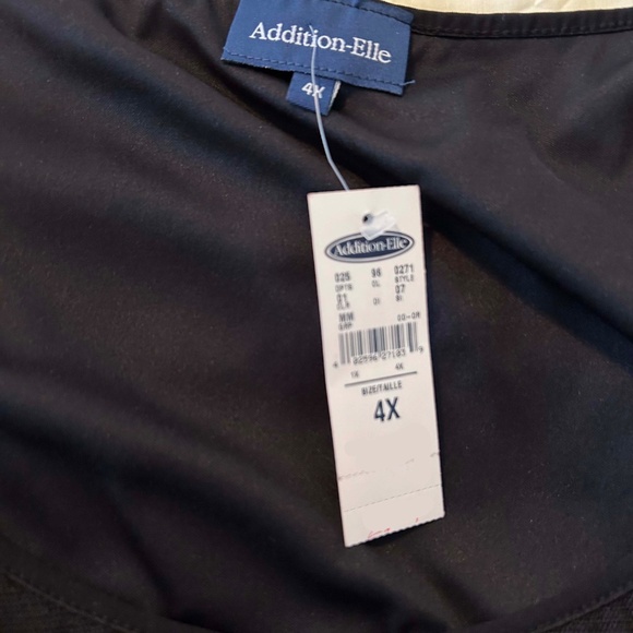 TANK TOP, GREAT FOR FORMAL EVENTS, BLACK, SIZE 4X, FULLY LINED, SPAGHETTI STRAPS - Picture 3 of 10